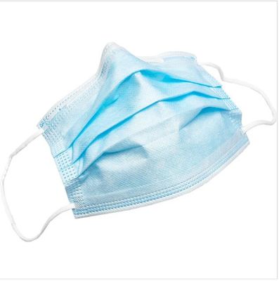 Hospital Disposable Non Woven Face Mask Earloop 3 Ply