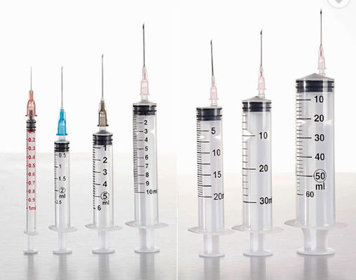 5ml Disposable Plastic Syringe , PP Plastic Medicine Syringe