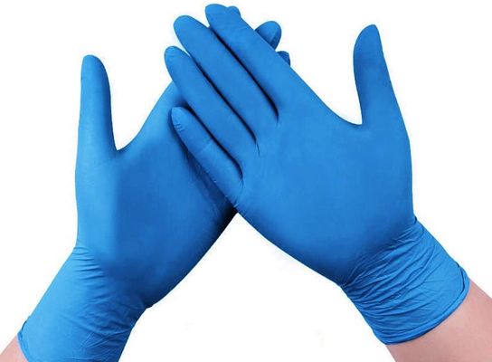 Nitrile Coated Gloves  Examination Nitrile Gloves Powder Free High Tensile Strength Multi Purpose No Chemical Residue