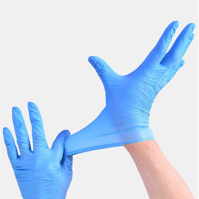 blue 3 mil Powder Free non sterile Disposable Nitrile examination Gloves