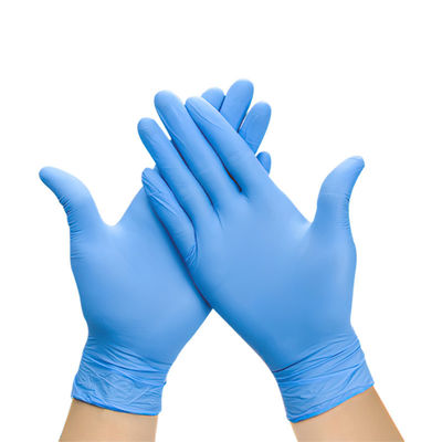 FDA 510K Disposable Medical Nitrile Gloves , 8 Mil Disposable Nitrile Gloves