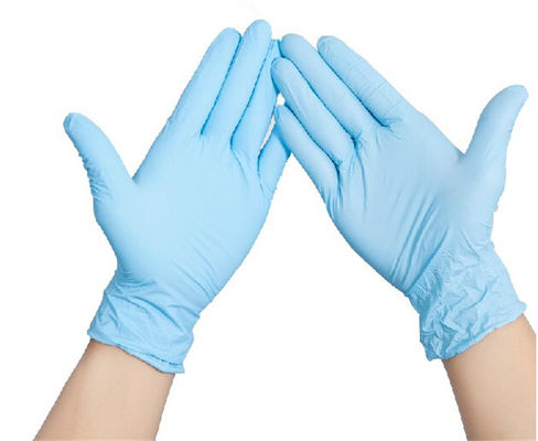 Blue Nitrile Disposable Gloves CE FDA, Latex Free Gloves, Powder Free