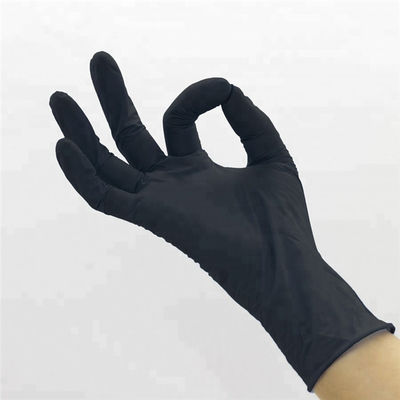 100-Packs Disposable Gloves,Nitrile Gloves,Cleaning Gloves with EN455, EN374, FDA