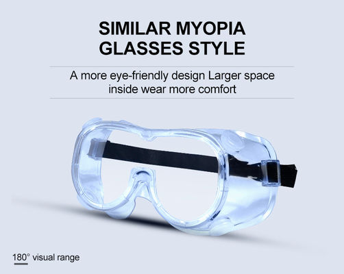 Splash Proof Clear Anti Fog Medical Safety Glasses
