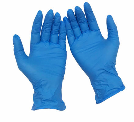 Non Sterile Disposable Medical Nitrile Gloves , Medical Grade Nitrile Exam Gloves