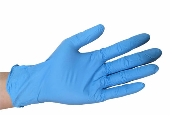 Non Sterile Disposable Medical Nitrile Gloves , Medical Grade Nitrile Exam Gloves