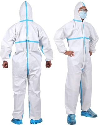 Heavy Duty Full Body Hooded Disposable Medical Clothing