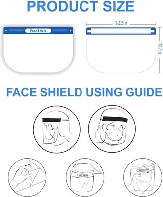 Detachable Washable Disposable Medical Face Shield