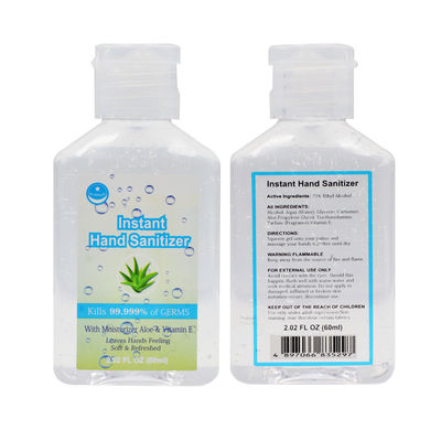 Alcohol Antibacterial Hand Sanitizer , 240ml Antiseptic Hand Sanitizer Gel