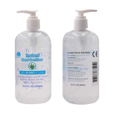 Alcohol Antibacterial Hand Sanitizer , 240ml Antiseptic Hand Sanitizer Gel