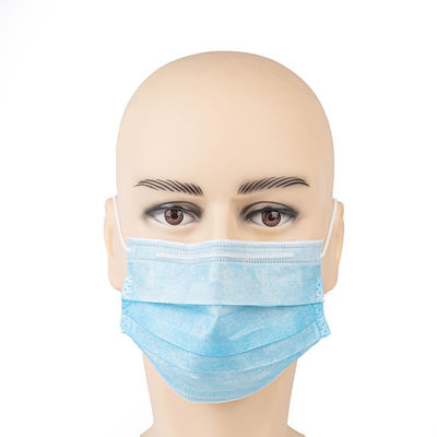 CE 17.5×9.5cm Face Mask Surgical Disposable 3 Ply