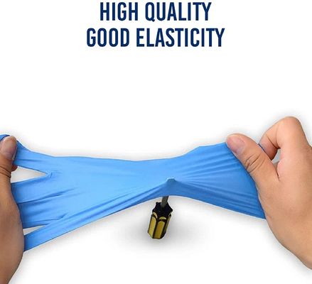 Nitrile Gloves Food Grade Powder Free Examination Certificate Non Medical En455 Non Sterile Powder_Free_Nitrile_Gloves