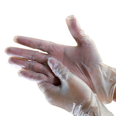 Transparent Non Slip Dental Disposable Vinyl Hand Gloves