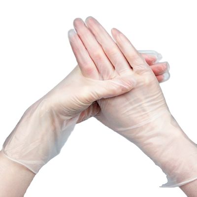 Transparent Non Slip Dental Disposable Vinyl Hand Gloves