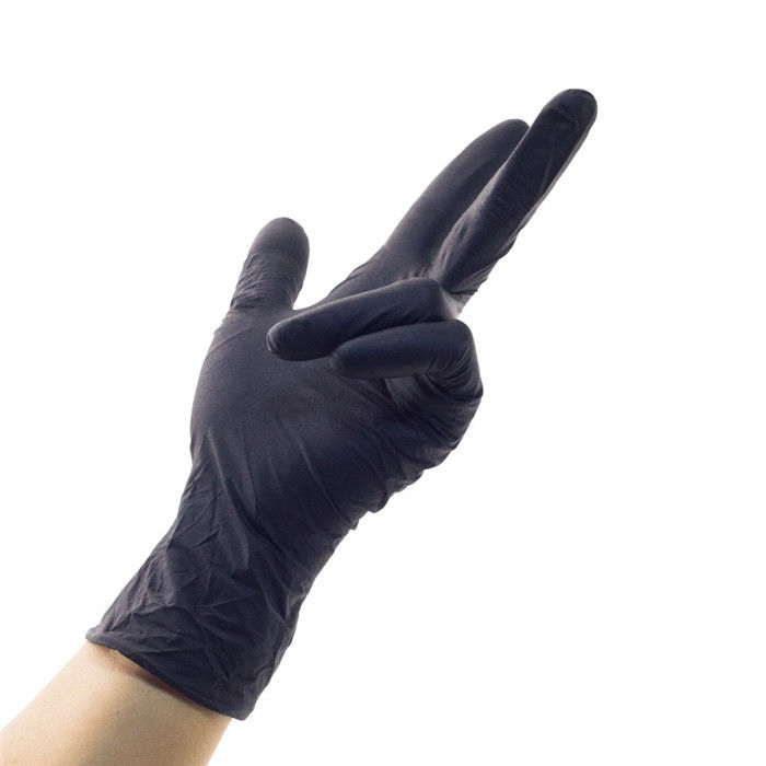 Wholesale Blue Powder Free Non-Medical Nitrile Gloves With High Quality Disposable NItrile gloves