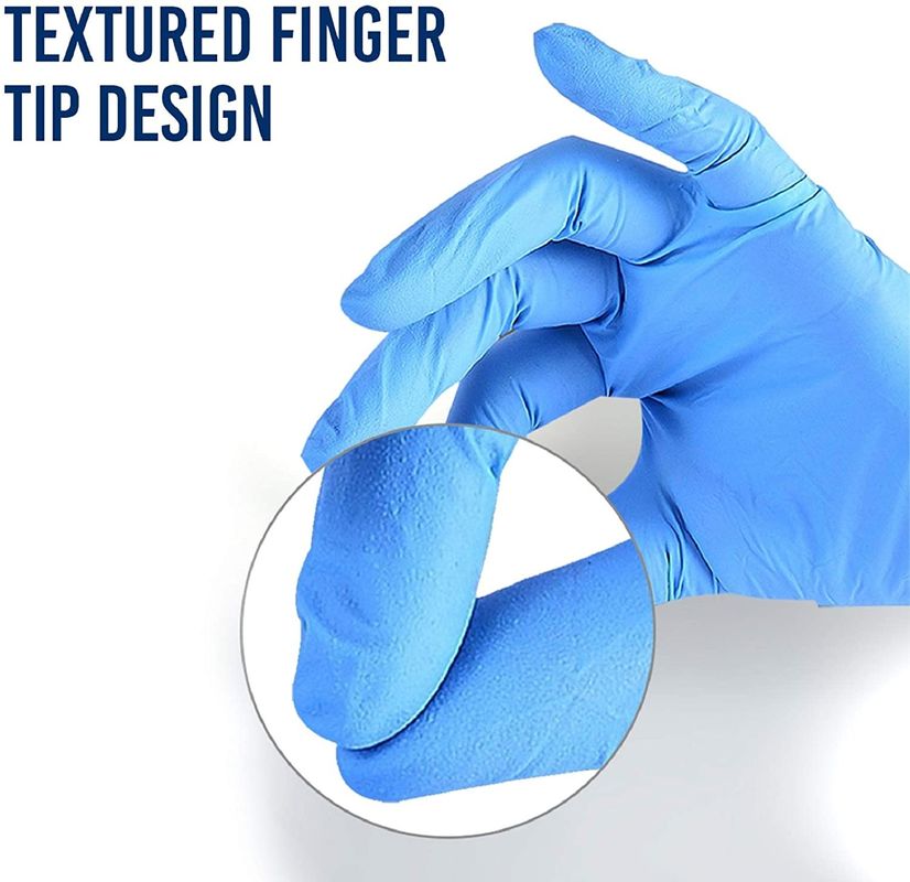 Medical Surgical Disposable Nitrile Gloves Anti Bacterial Powder Free